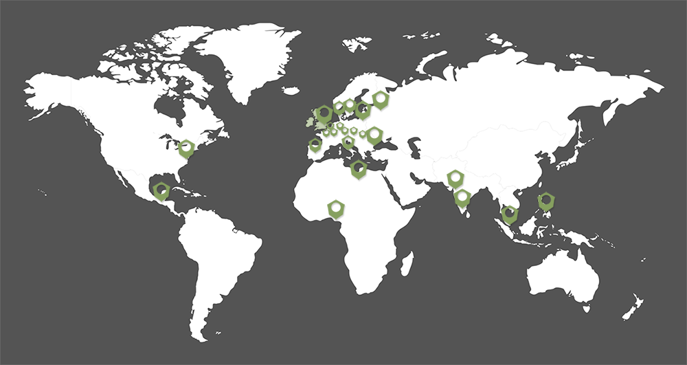 Map of Compact Storage locations